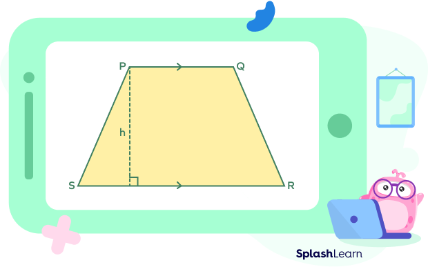 Drawing of a trapezium