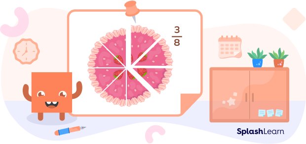 Fraction of a cake