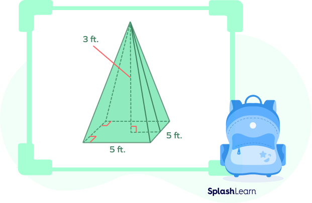 How to find volume of a pyramid