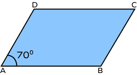 Measure of an angle of a parallelogram