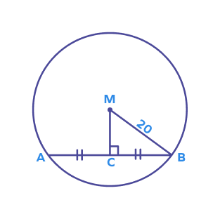 Perpendicular bisector theorem example