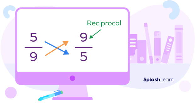 Reciprocal of a fraction - example