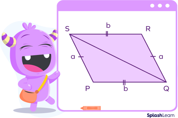 Rhomboid with a diagonal