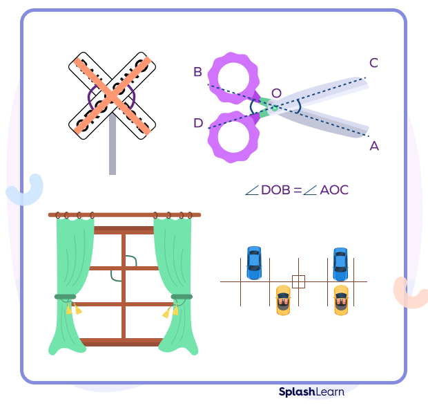 Vertical angles real-life examples