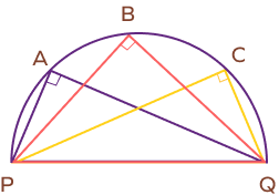 angles in a semicircle theorem