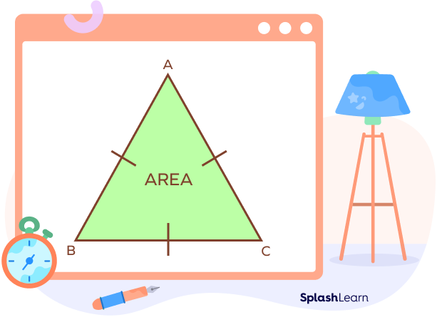 Area of an equilateral triangle