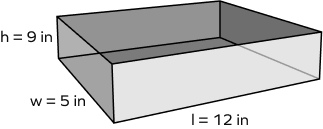 Rectangular box with open top