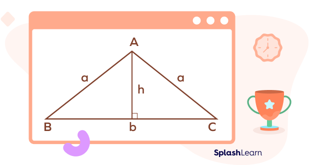 Height of an isosceles obtuse triangle