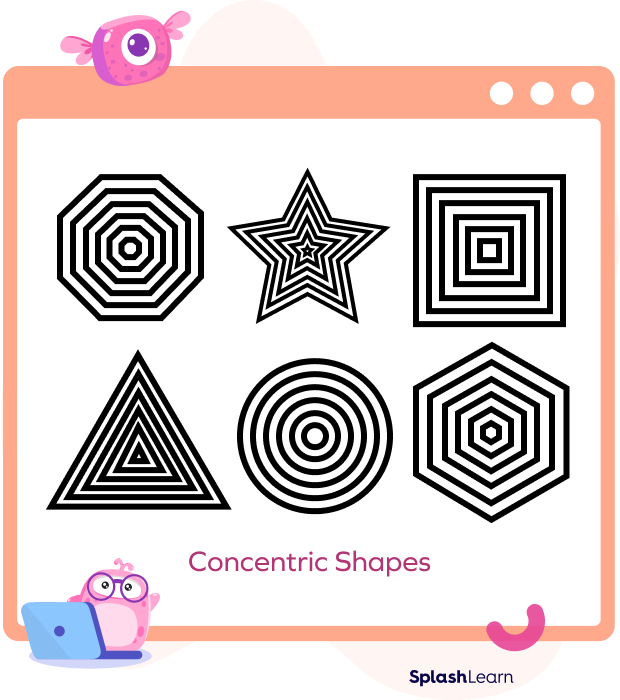 L Concentric shapes