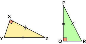 Proving triangle congruence by RHS rule