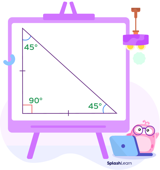 45°-45°-90° triangle