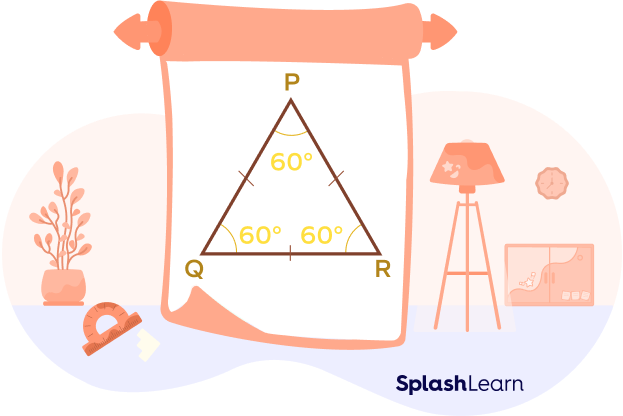 Interior angles of an equilateral triangle