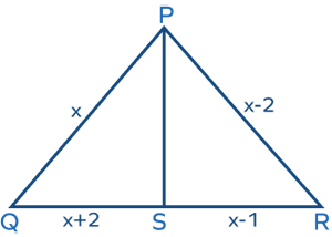 Angle bisector theorem example