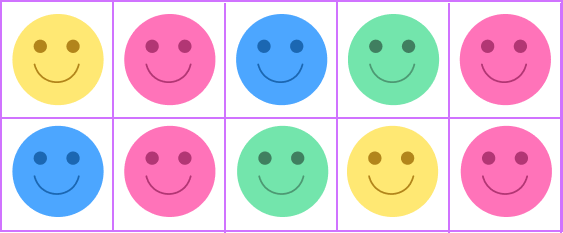 Colored emojis