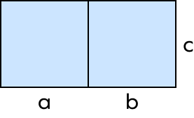 Rectangle formed by joining two squares
