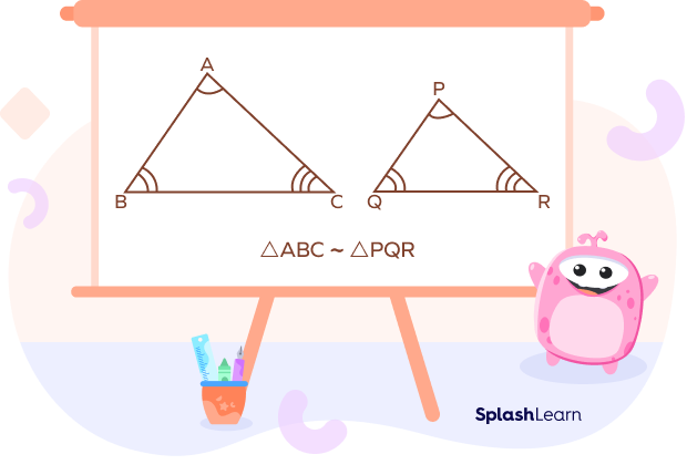 similar triangles ABC and PQR