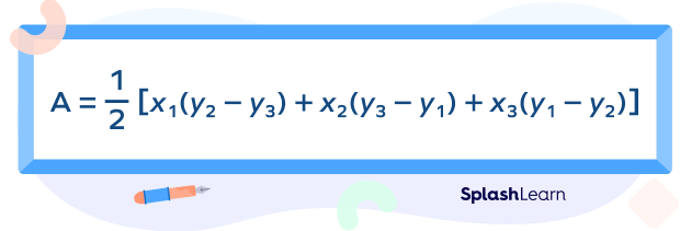 Simplified determinant formula for the area of a triangle