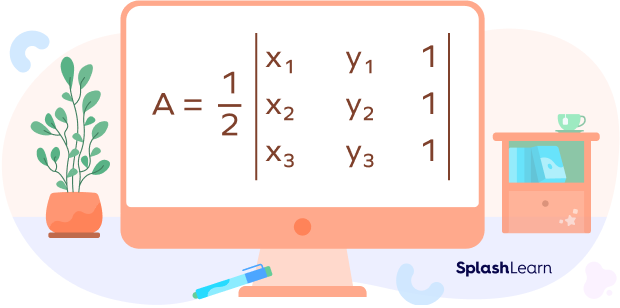 The area of a triangle using determinant