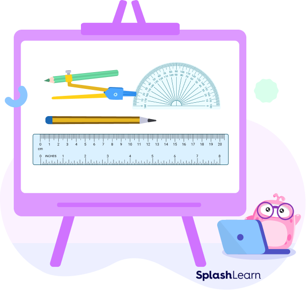 Tools needed for constructing an angle bisector