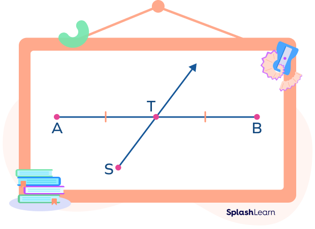 Ray as segment bisector