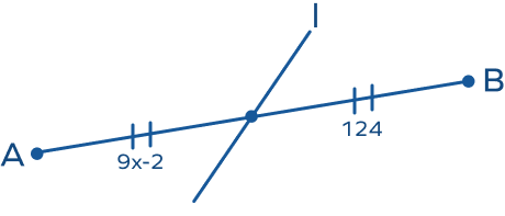 Segment bisector example