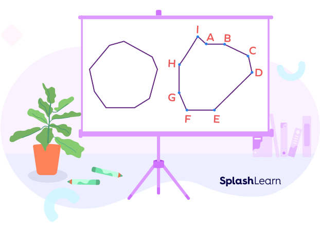 Simple nonagons