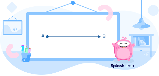 Construction of 45° angle : draw a line