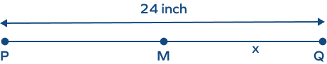 Finding the missing length using property of segment bisector