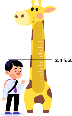 Measuring height in feet