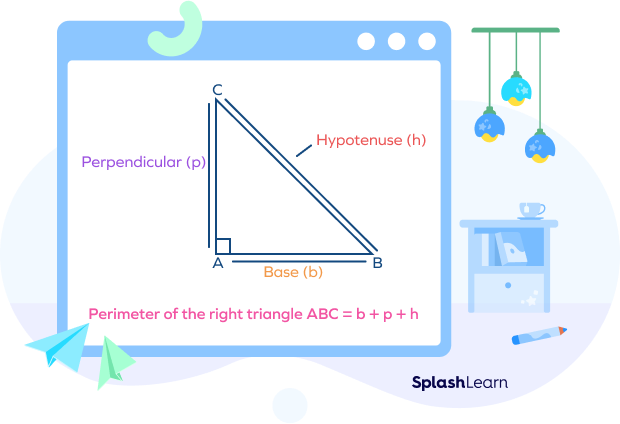 Perimeter of a right triangle