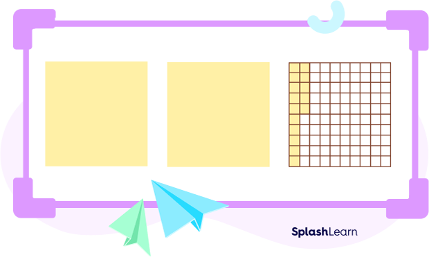 Visual representation of two wholes and fifteen hundredths