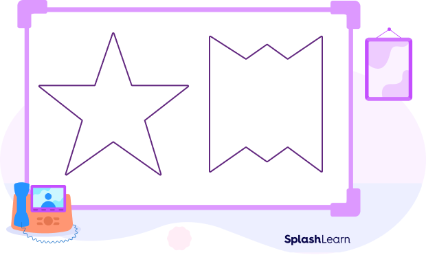 Examples of irregular decagons