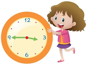 Measuring time on analog clock