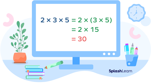 Verify Associative Property of Multiplication