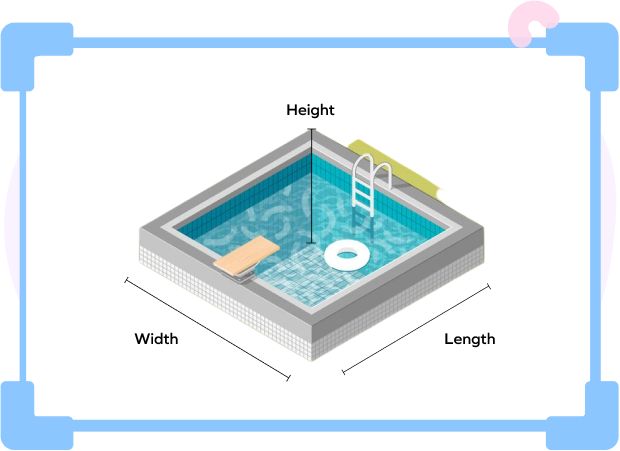 Volume of a swimming pool