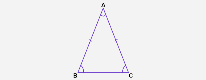 isosceles triangle ABC