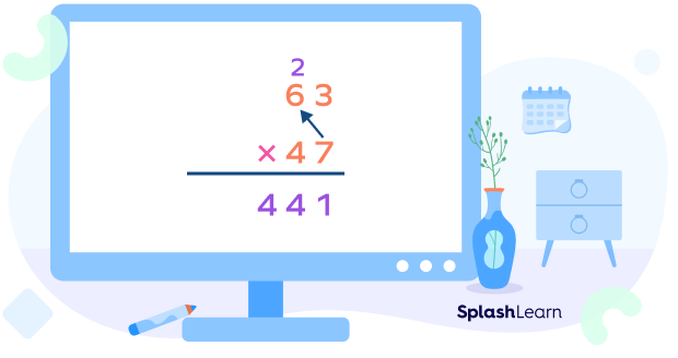 long multiplication step 3