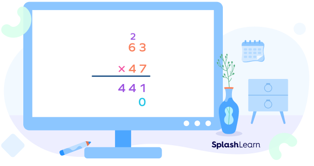 long multiplication step 4