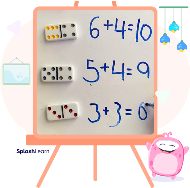 pictorial step to teach number bonds